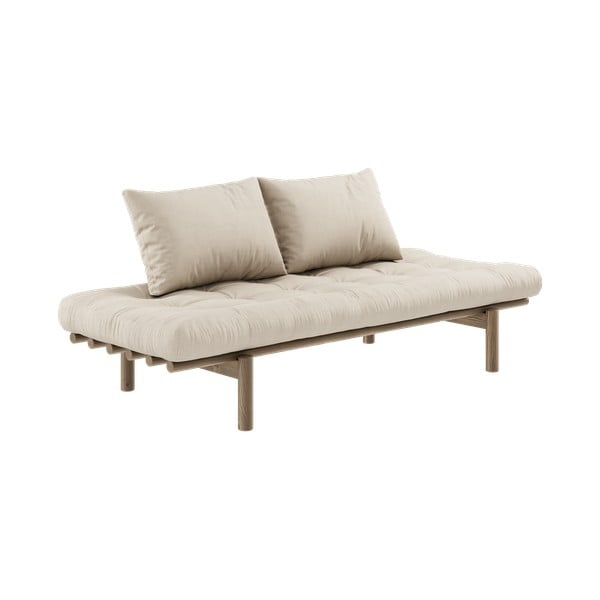 Canapea bej extensibilă 200 cm Pace - Karup Design-image-3