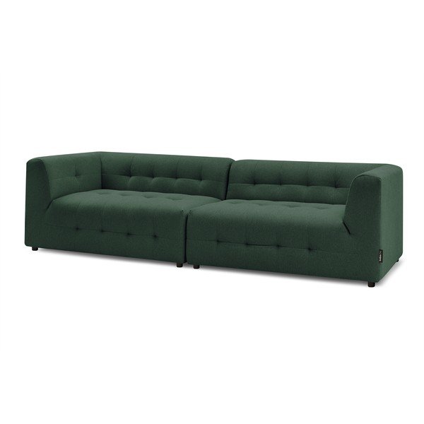 Canapea verde-închis 324 cm Kleber - Bobochic Paris-image-4
