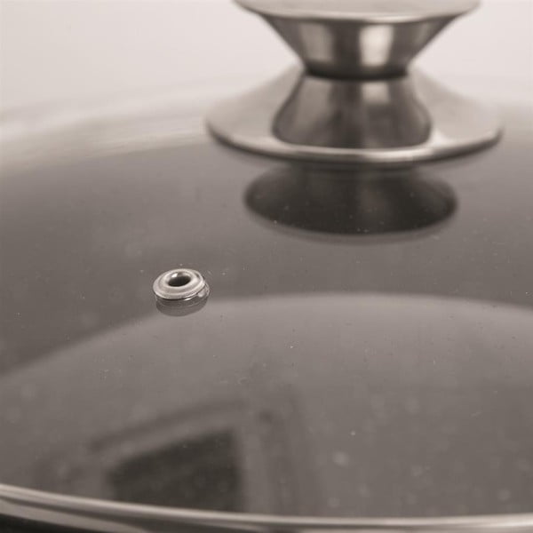 Tigaie cu capac din aluminiu ø 28 cm Grande – Orion-image-2