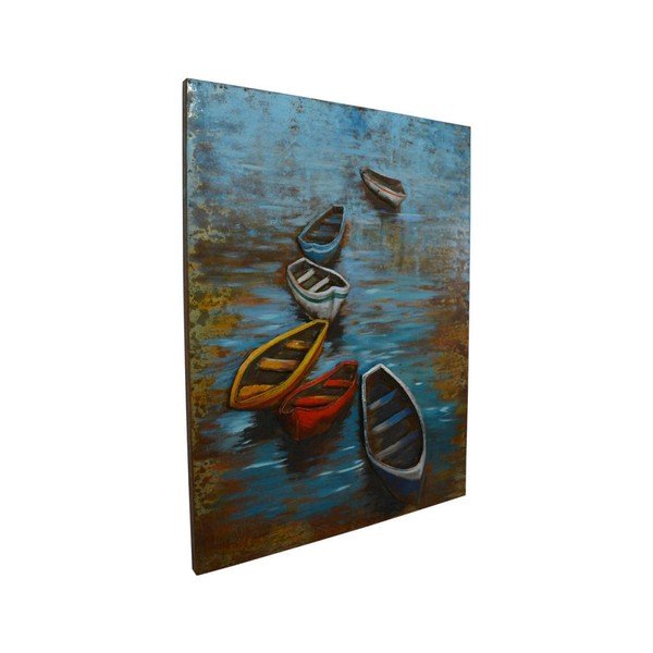 Tablou artizanal Vivorum Lake, 75 x 100 cm-image-1