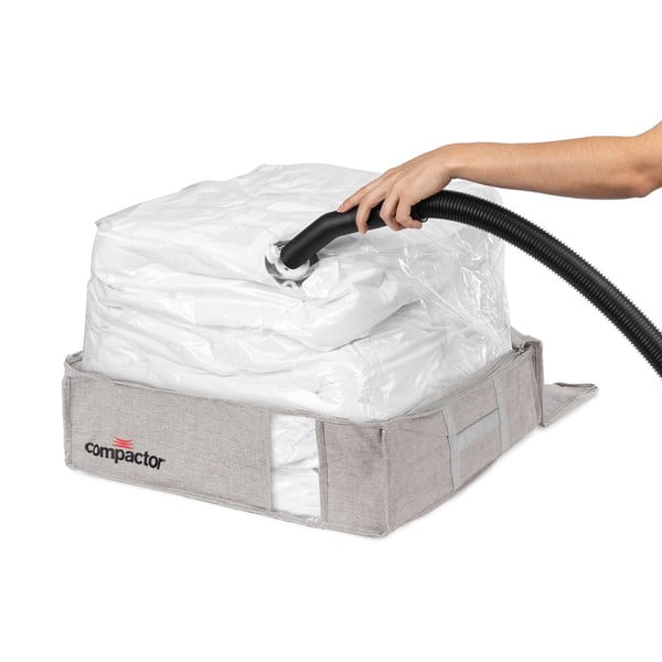Cutie de depozitare cu vacuum Compactor Oxford, 145 l, gri