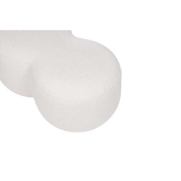 Puf bej cu tapițerie din țesătură bouclé Umbo – noo.ma-image-3