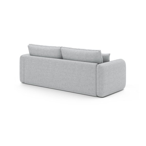 Canapea gri deschis extensibilă 225 cm – Micadoni -image-4