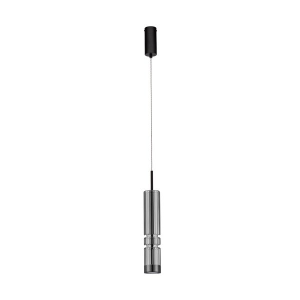 Lustră gri LED din sticlă ø 8 cm Bento – Nova Luce
