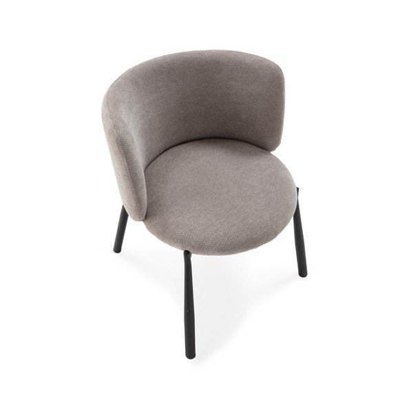 Set de scaune de sufragerie gri 2 buc. tapițat Ginny – MOME-image-2