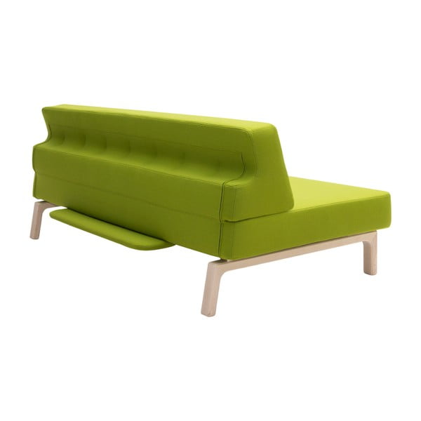 Canapea extensibilă Softline Lazy, verde-image-1