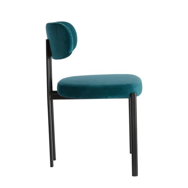Scaune de dining în culoarea petrol 2 buc. din catifea Sonja – Light & Living-image-4