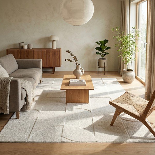 Covor crem 160x230 cm Luna – ESTE-image-1