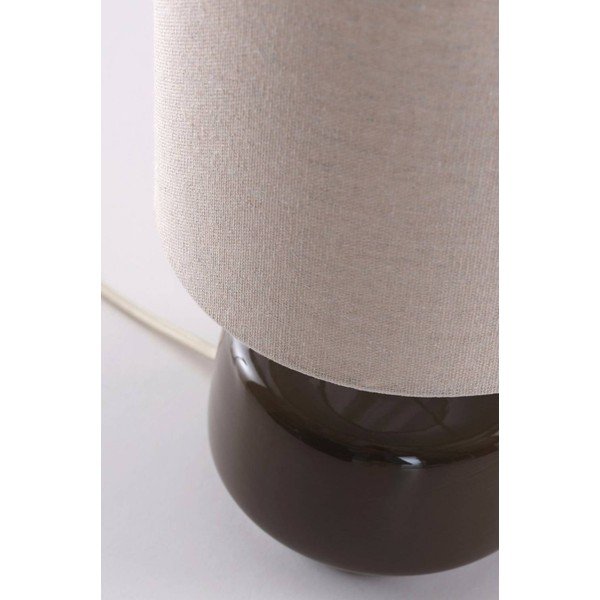 Veioză maro/crem din ceramică (înălțime 29 cm) Laila – Jotex-image-4
