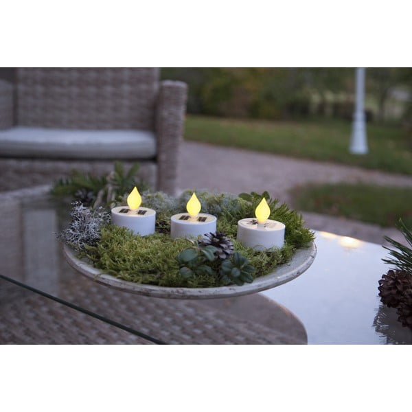 Lumânări LED 3 buc. solare (înălțime 5,5 cm) pentru exterior Saul – Star Trading-image-4