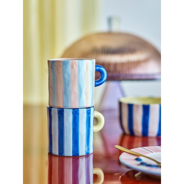 Căni albastre/roz 2 buc. din ceramică 250 ml Phoenix – Bloomingville-image-1