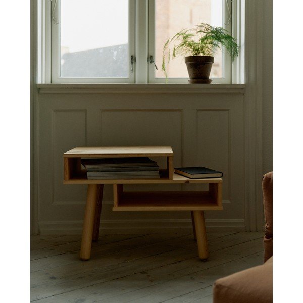 Masă de cafea din lemn de pin Karup Design Hako, negru-image-4