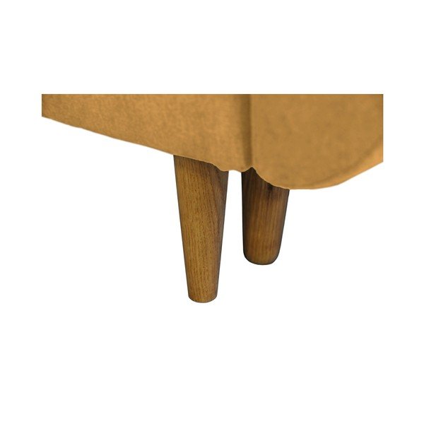 Canapea extensibilă cu 3 locuri Cosmopolitan design Barcelona, galben muștar-image-2