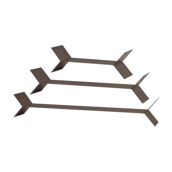 Rafturi maro 3 buc. din metal 80 cm Lorin – WOOOD-image-3