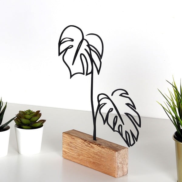 Statuetă din metal Leaves – Mioli Decor-image-2