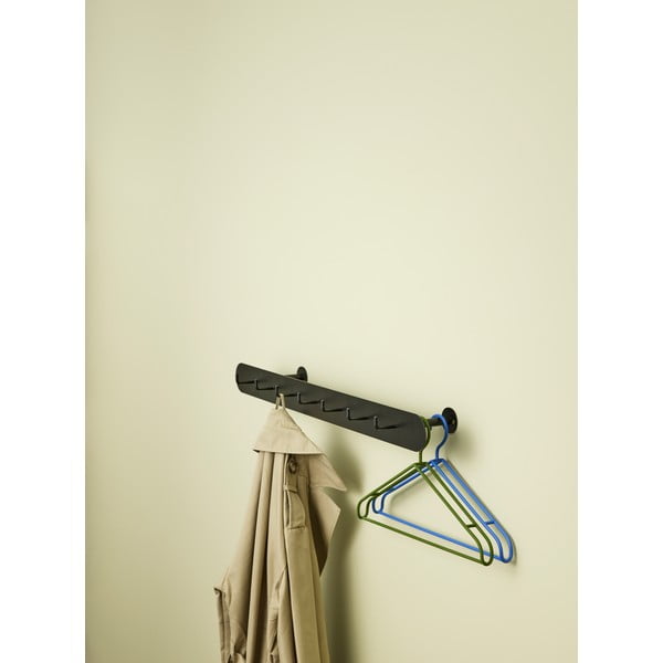 Cuier de perete negru din metal Hack – Hübsch-image-1