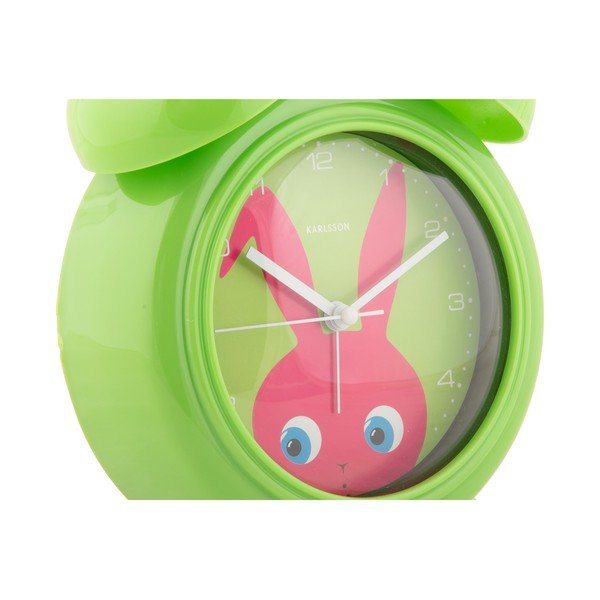 Ceas deșteptător pentru copii ø 15 cm Peekaboo Bunny – Karlsson-image-2