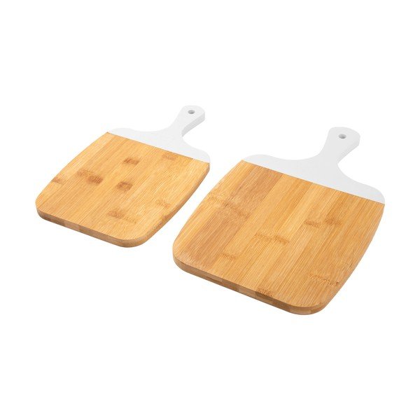 Set de 2 tocătoare din bambus cu mânere albe PT LIVING Gourmet-image-3
