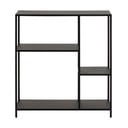 Bibliotecă neagră din metal 80x86 cm Newcastle – Actona