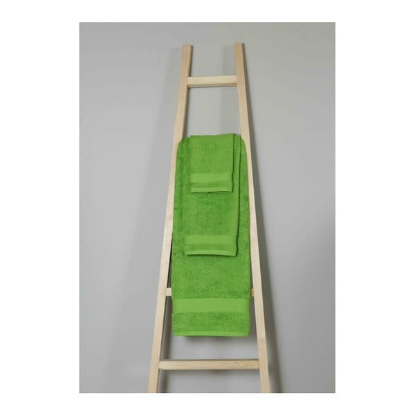 Set 3 prosoape din bumbac My Home Plus Relax, verde