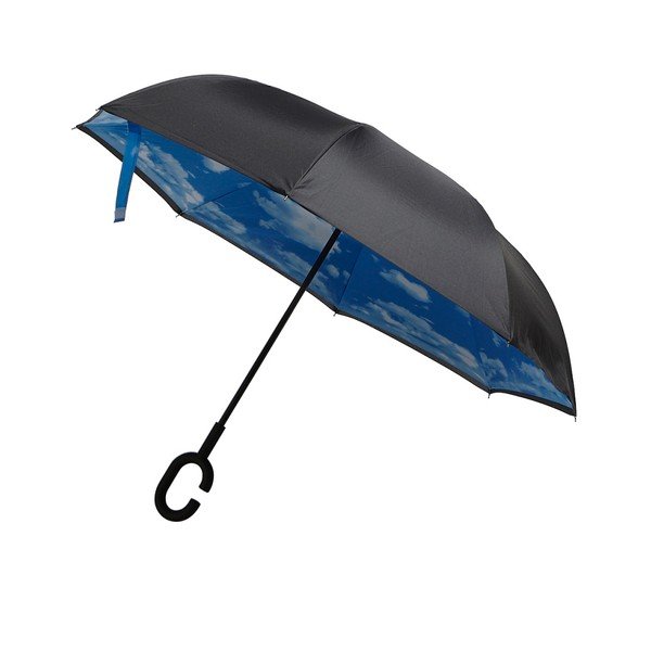 Umbrelă Sky, negru - albastru-image-1