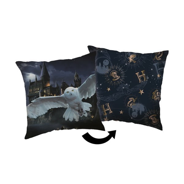 Pernă pentru copii 40x40 cm Harry Potter "Hogwarts" – Jerry Fabrics
