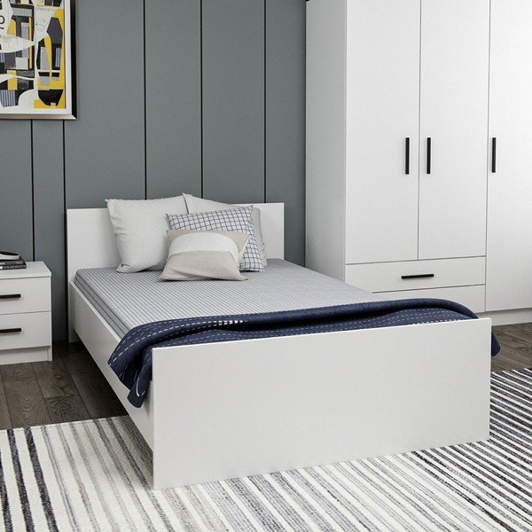 Pat alb 120x200 cm Kale – Kalune Design-image-2