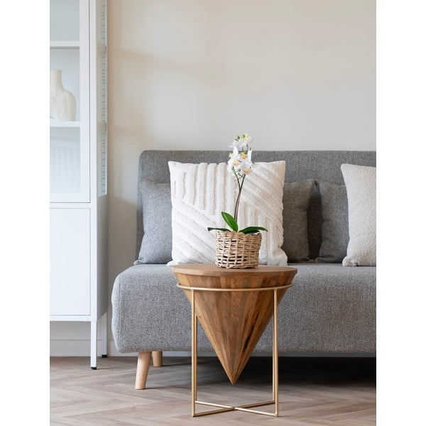 Măsuță auxiliară din lemn de mango House Nordic Hapur-image-2