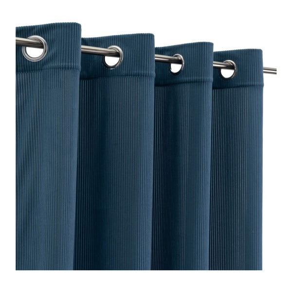 Draperie albastră din catifea reiată 140x260 cm Merely – Casa Selección-image-2