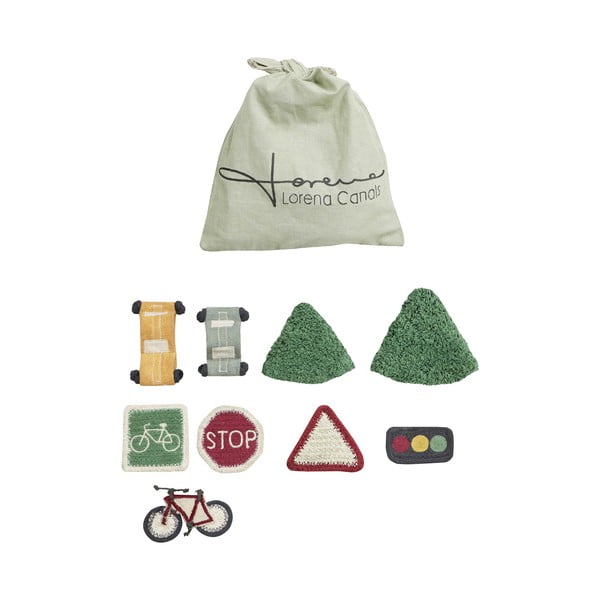 Covor de joacă pentru copii gri din bumbac 120x170 cm Eco-City – Lorena Canals-image-4