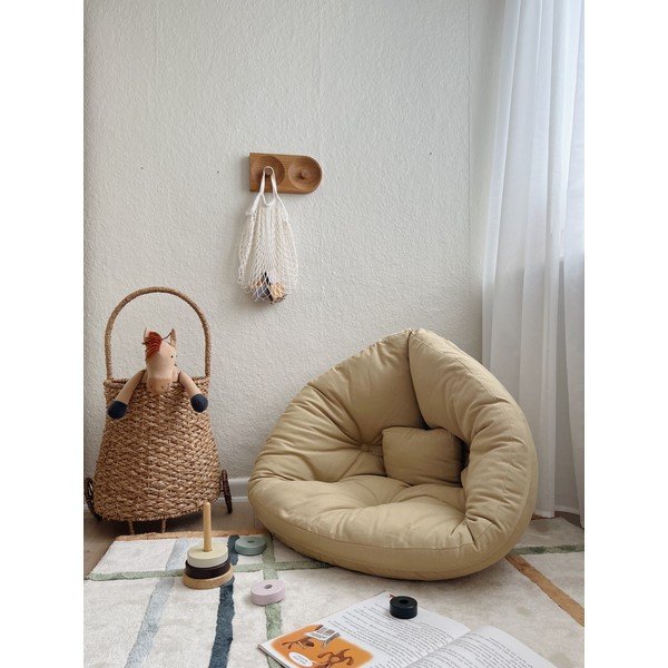 Fotoliu pentru copii verde de relaxare Mini Nido - Karup Design-image-1