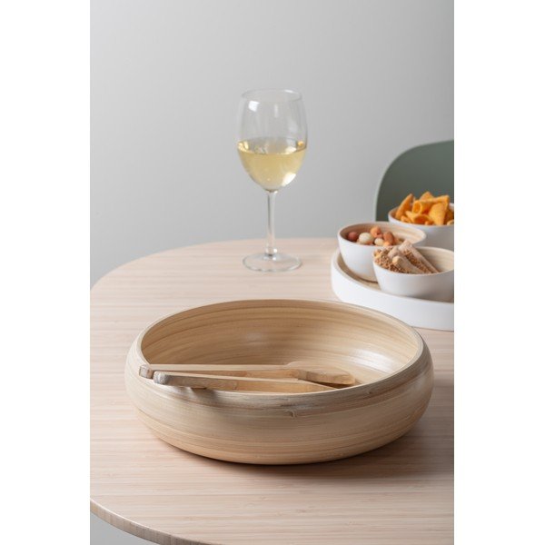 Bol de servire în culoare naturală din bambus ø 30 cm Puro – PT LIVING-image-1