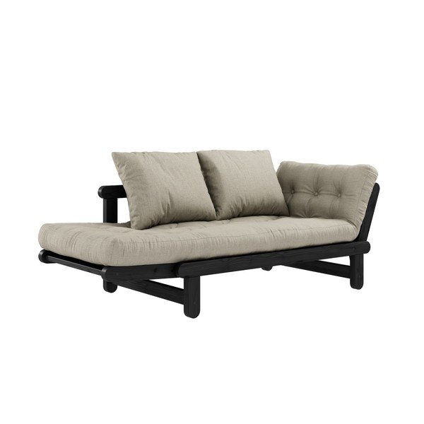Canapea variabilă KARUP Design Beat Black, bej - gri-image-4