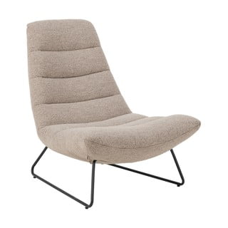 Fotoliu de relaxare bej Milford - Actona