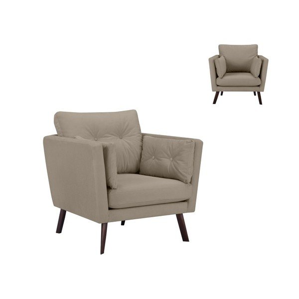 Fotoliu Mazzini Sofas Elena Cotton, bej-image-1
