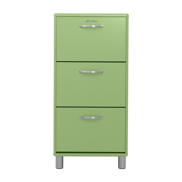 Pantofar verde cu deschidere înclinată Malibu - Tenzo-image-2