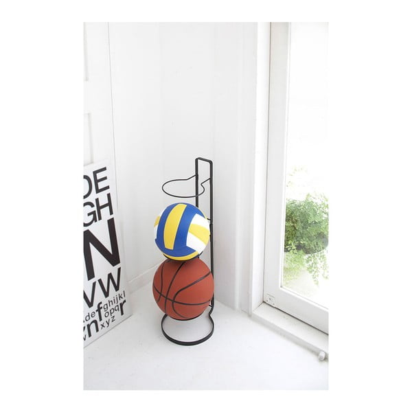 Suport pentru mingi YAMAZAKI Frame, negru-image-1
