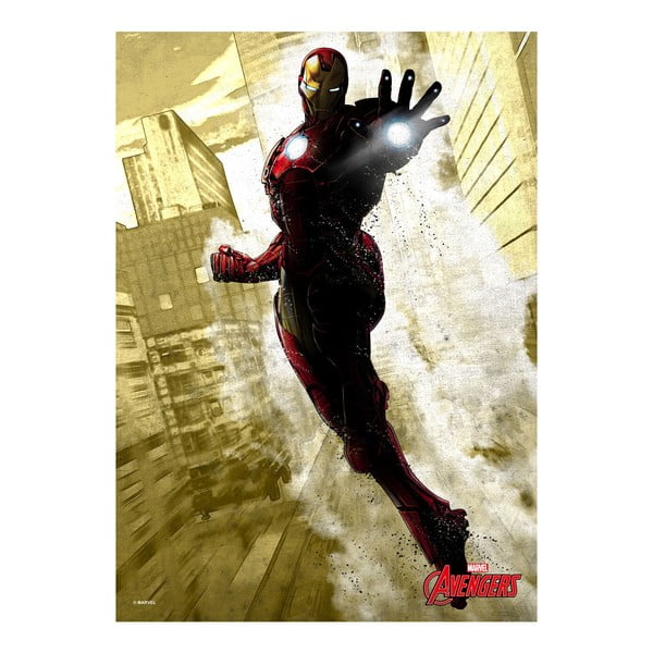 Poster Marvel Dark Edition - Iron Man