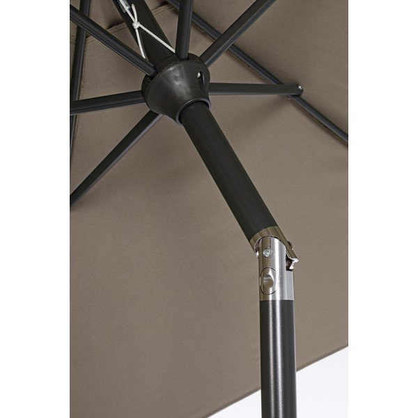 Umbrelă de soare taupe ø 270 cm Kalife – Bizzotto-image-1