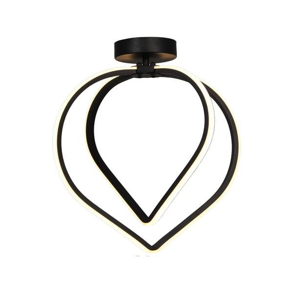 Plafonieră neagră LED din metal Pars – Squid Lighting-image-2