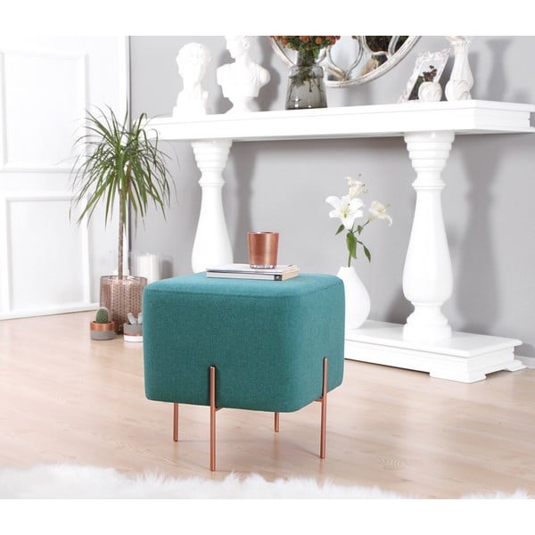 Taburet albastru Copper – Artie-image-1