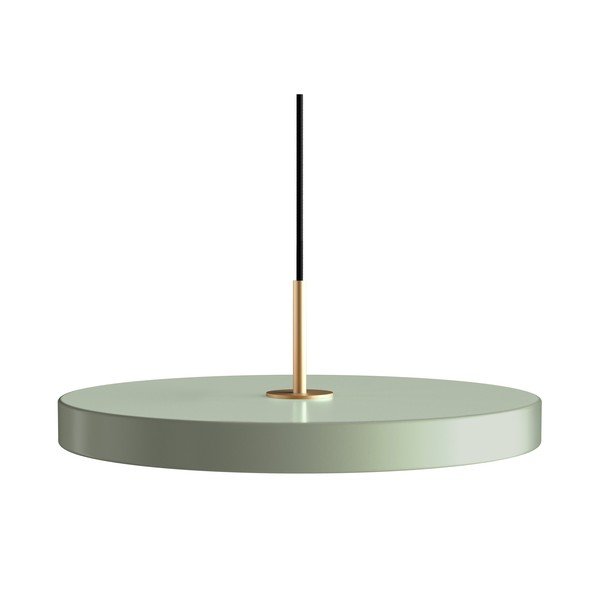 Lustră verde-deschis LED cu abajur din metal ø 43 cm Asteria – UMAGE