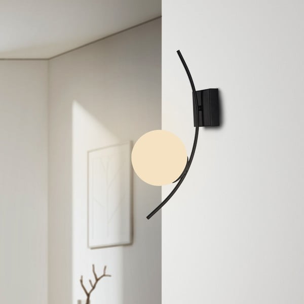 Aplică de perete Squid Lighting Yay, înălțime 44 cm, negru-image-3