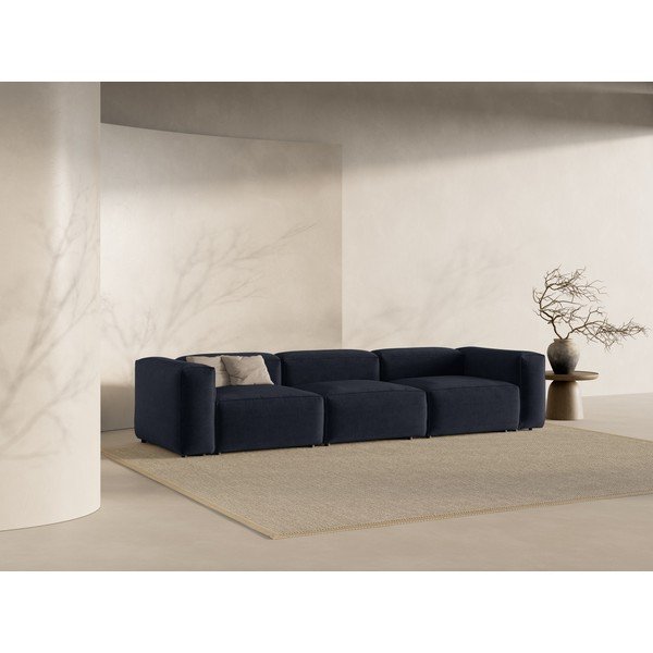 Canapea albastru-închis 364 cm Bergamo – Cosmopolitan Design-image-1