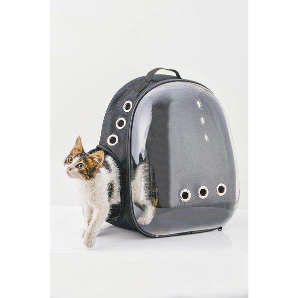 Rucsac transparent de tarnsport animale de companie 44x34 cm - Lydia&Co-image-1