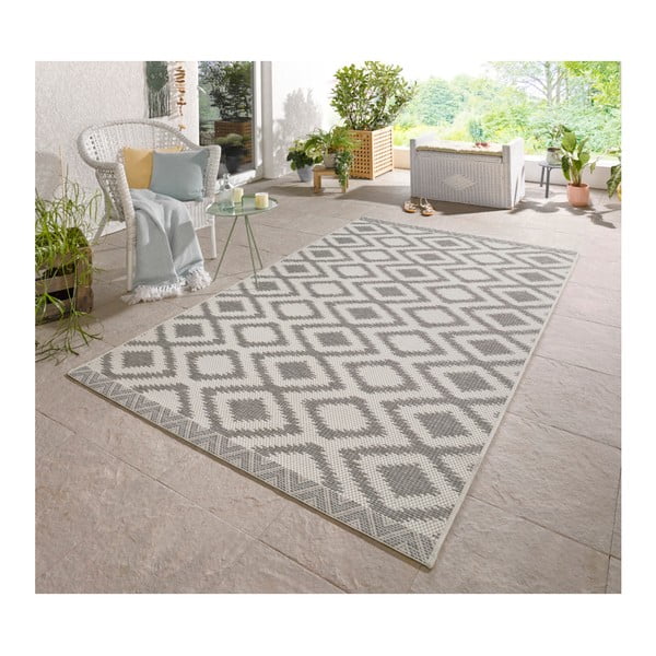 Covor adecvat pentru exterior NORTHRUGS Kalora, 70 x 200 cm, gri-crem-image-4