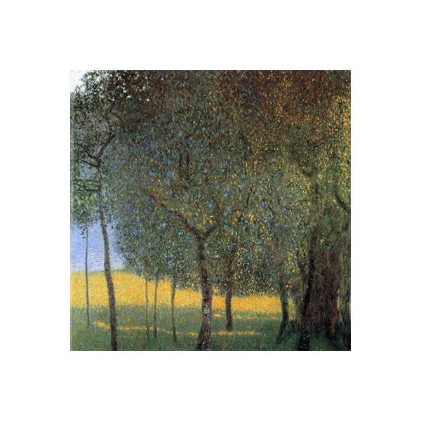 Reproducere tablou Gustav Klimt - Fruit Trees, 70 x 70 cm