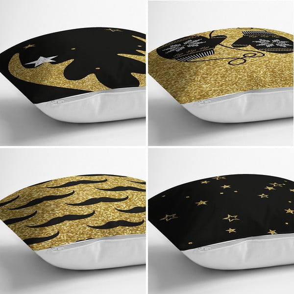 Set 4 fețe de pernă din chenille Minimalist Cushion Covers Winter, 42 x 42 cm-image-1