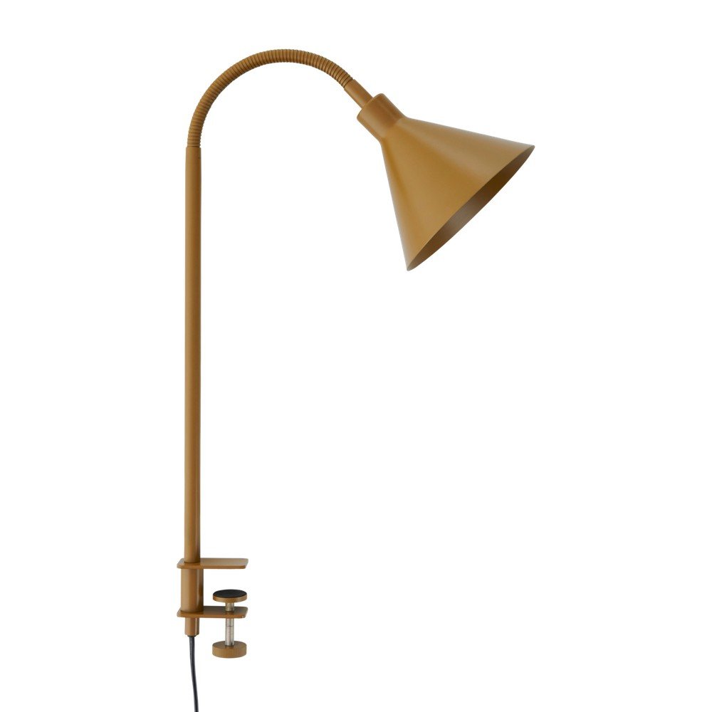 Veioză maro cu structură flexibilă/cu clemă din metal (înălțime 50 cm) Flexi Torino – Ellos Home