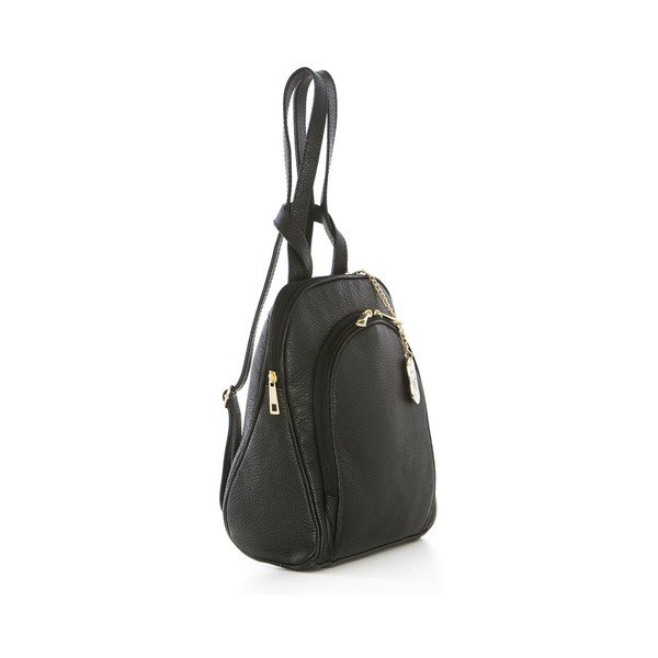 Rucsac din piele Anna Morellini Oxana, neagră -image-3